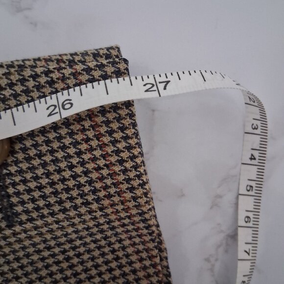 Vintage JONES NEW YORK 46T Houndstooth Tweed Sport Coat Wool Academia Blazer - Picture 13 of 15